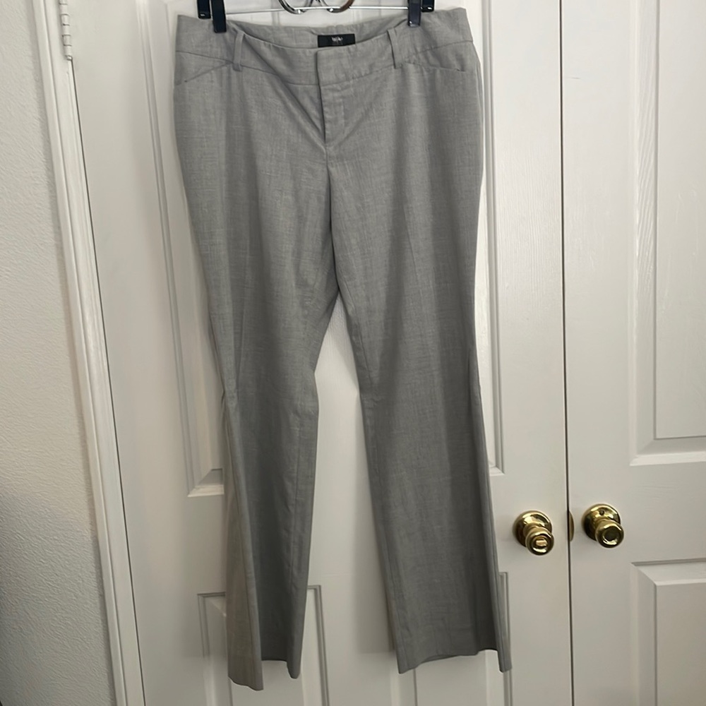 Mossimo stretch work pants fit 3 size 14 light grey